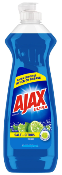 AJAX Ultra Geschirrspülmittel 'Citrus Scent + Salt' Stuck on Grease 405 ml